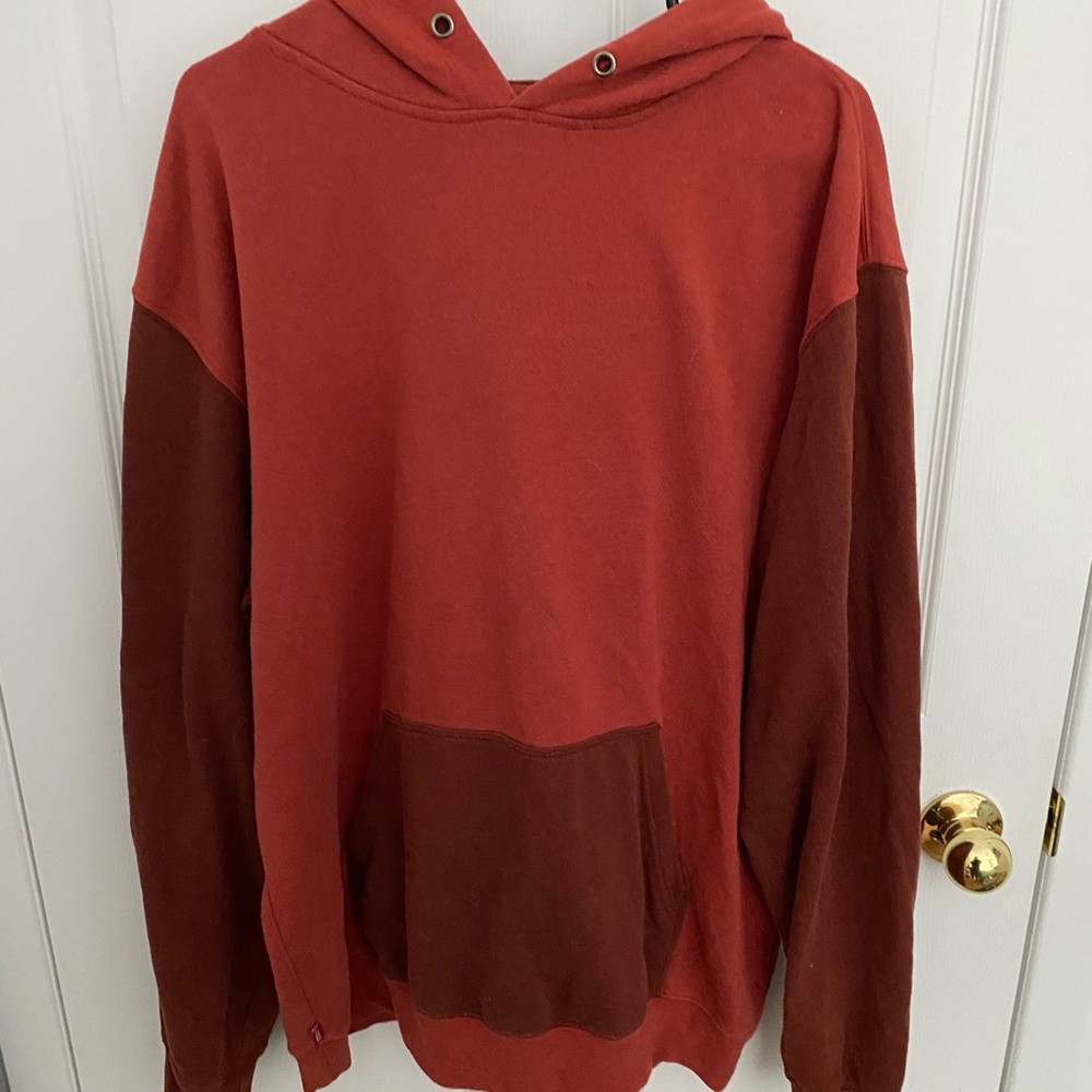 Vans Two-Tone Red Hoodie